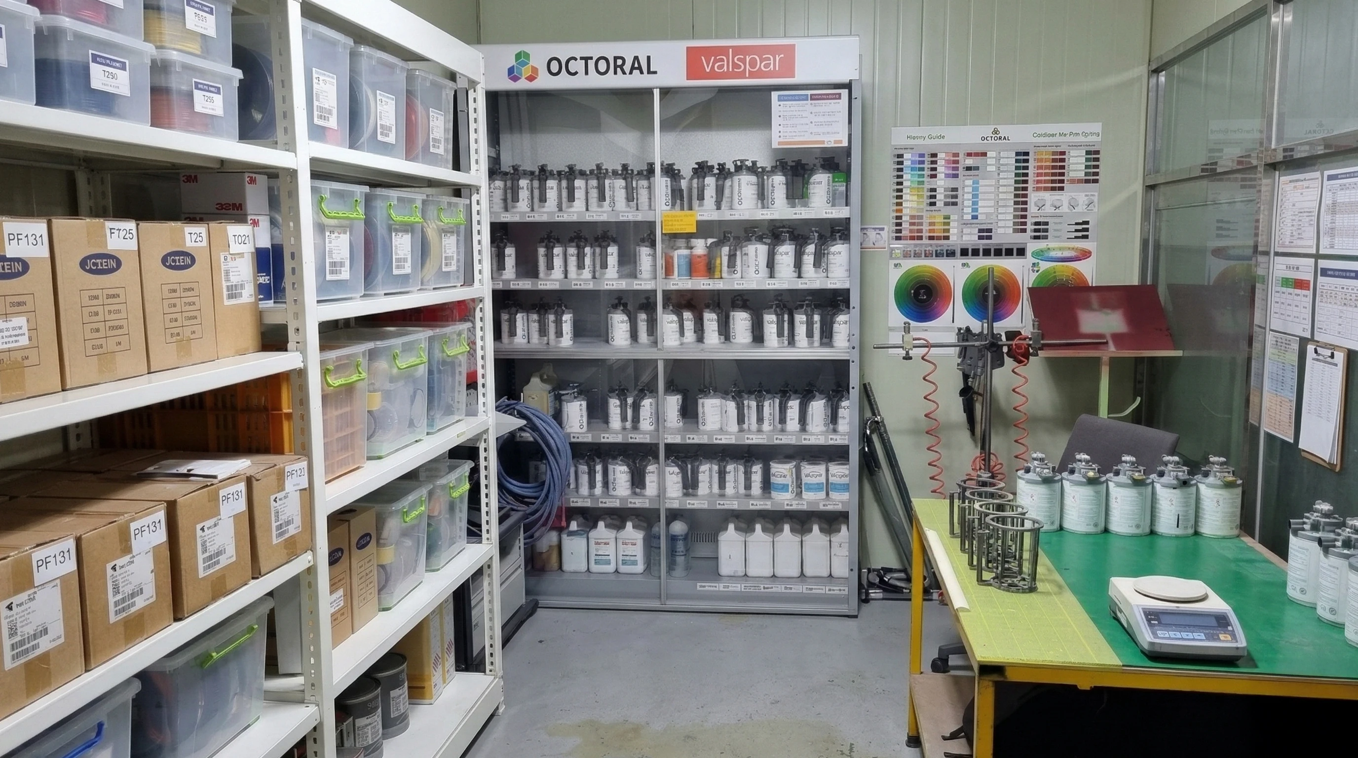 보수도장 조색실